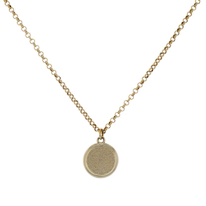 Exclusive Chanel Round CC Pearl Crystal Pendant — Side View
