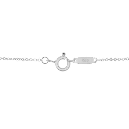 Exclusive Tiffany & Co. Sterling Silver Round Notes Pendant Necklace — Top View