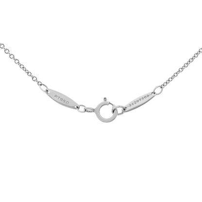 Exclusive Tiffany & Co. Platinum Diamonds by the Yard Pendant Necklace — Top View