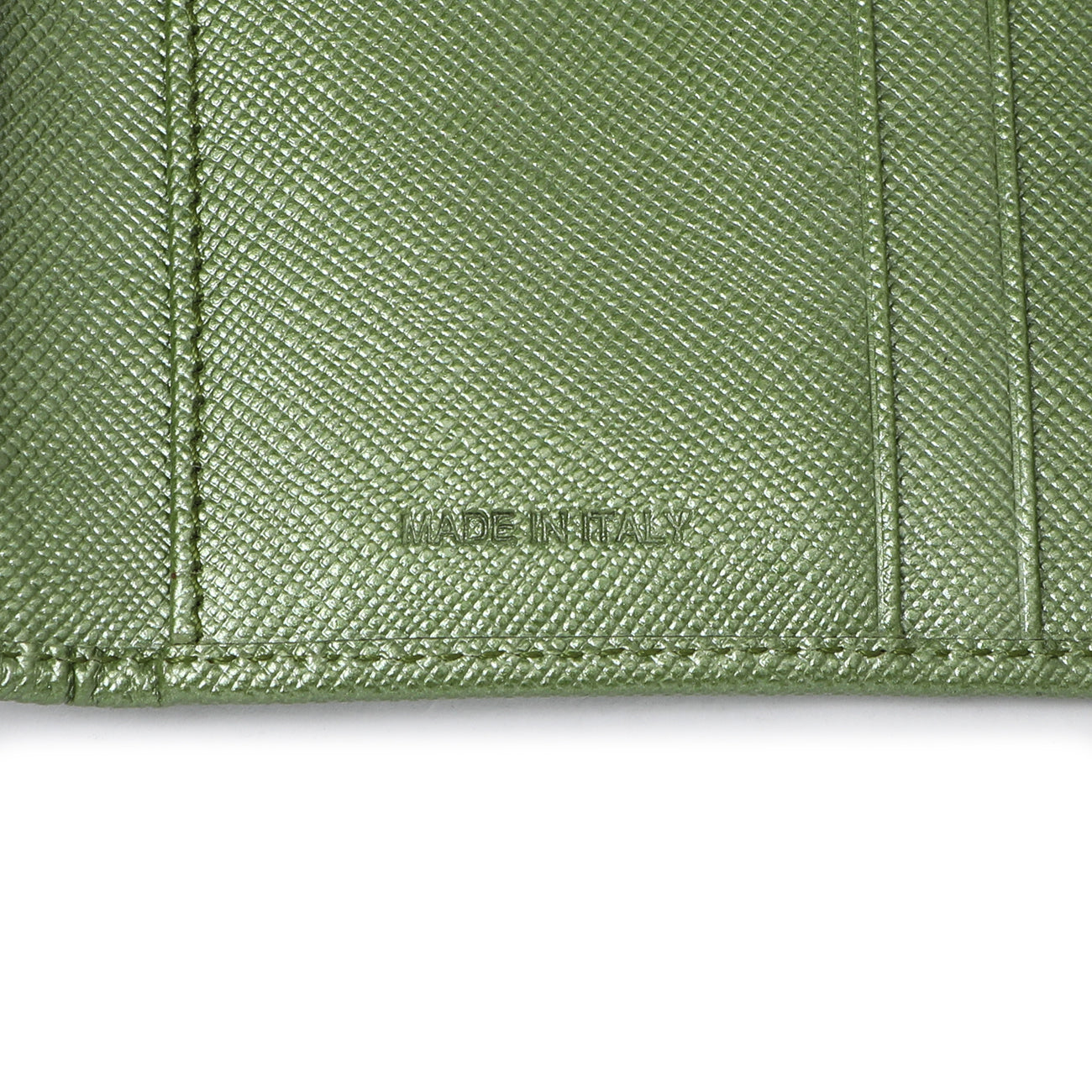 Exclusive Prada Saffiano Tri-Fold Compact Wallet — Lifestyle View