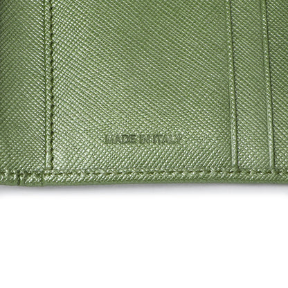 Exclusive Prada Saffiano Tri-Fold Compact Wallet — Lifestyle View