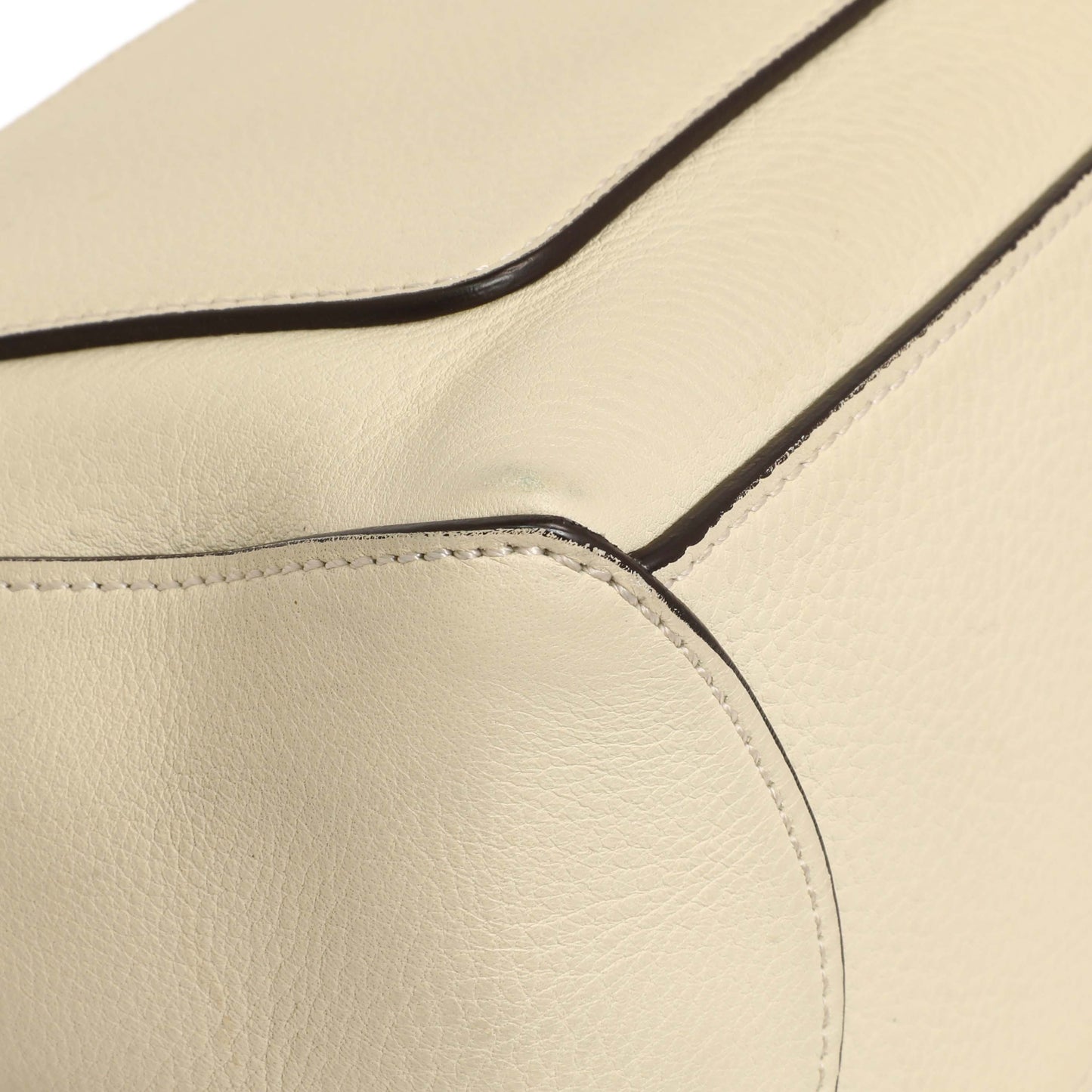 Exclusive Chloe White Calfskin Small Faye Day Shoulder Bag — Lifestyle View