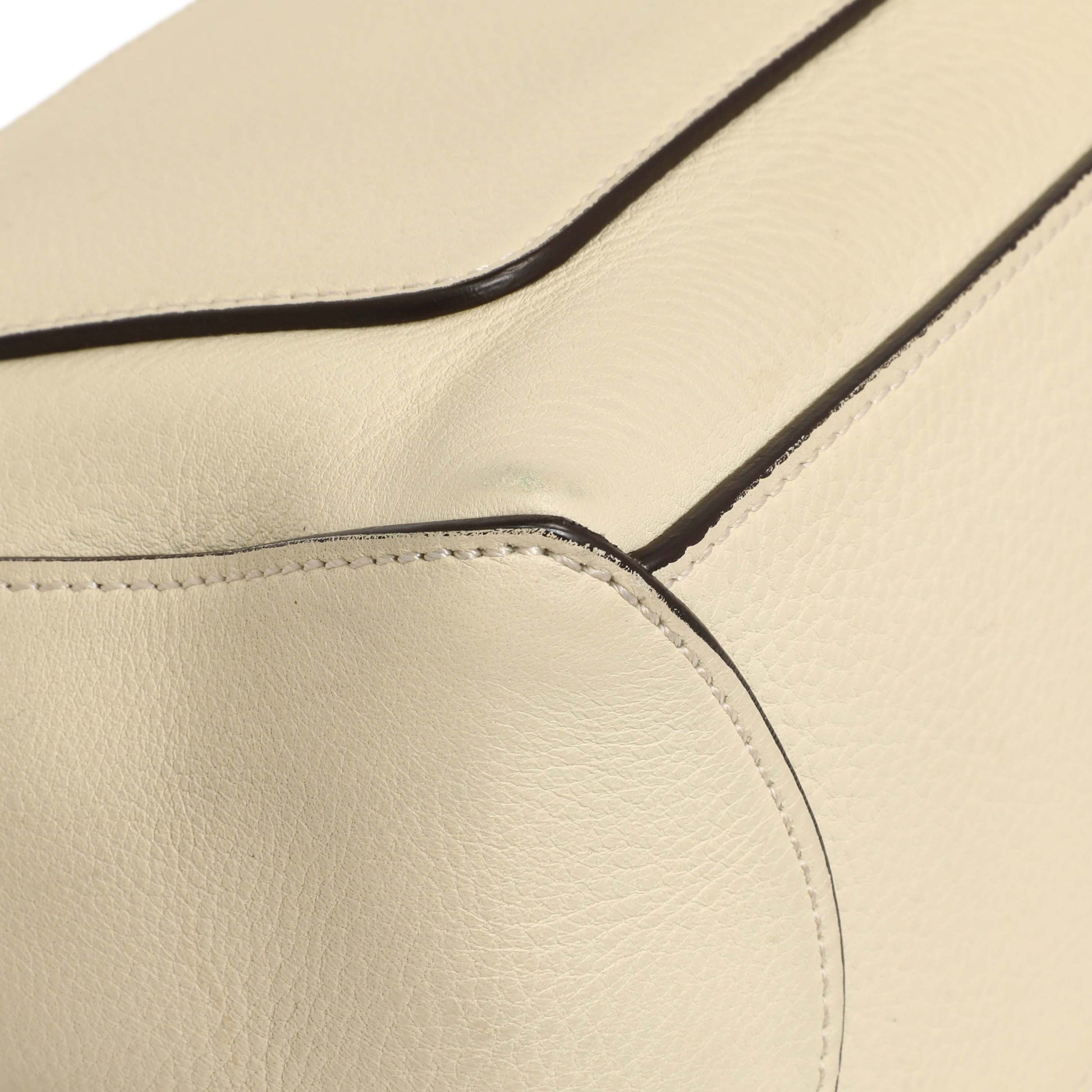 Exclusive Chloe White Calfskin Small Faye Day Shoulder Bag — Lifestyle View