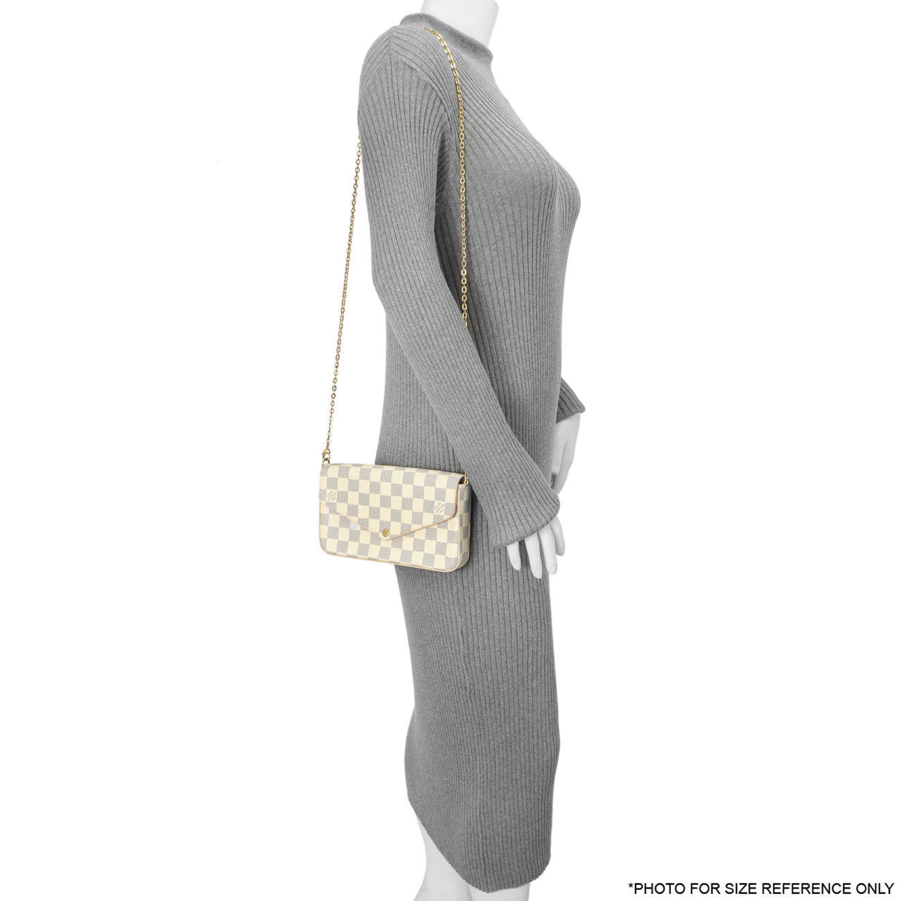 Exclusive Louis Vuitton Damier Azur Pochette Felicie — Alternate View 17