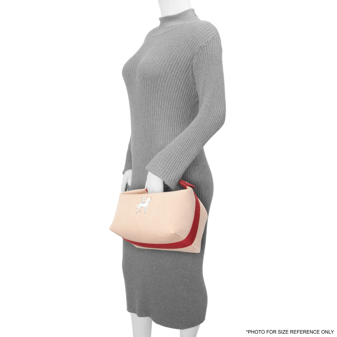 Exclusive Hermes Canvas Large Bride-A-Brac Pouch — Alternate View 7