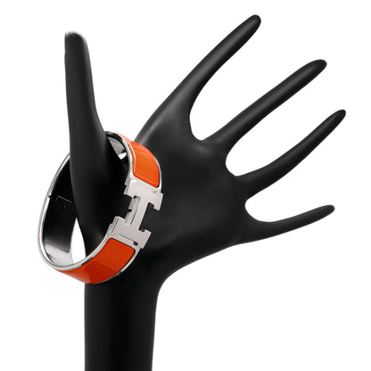 Exclusive Hermes Wide Clic Clac H Bracelet — Back View
