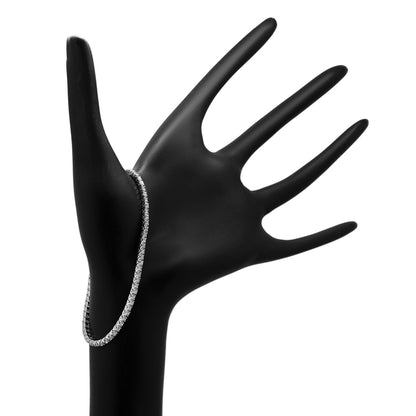 Exclusive 14K White Gold 2.28 Carat Tennis Bracelet — Back View