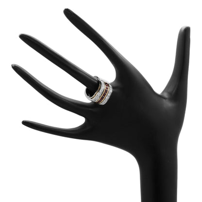 Exclusive 19K Montecristo 1.68 Carat Ruby Diamond Band Ring — Top View