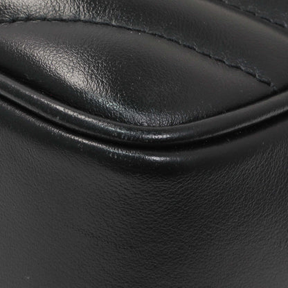 Exclusive Saint Laurent Black Calfskin Matelasse Monogram Lou Camera Bag — Alternate View 7