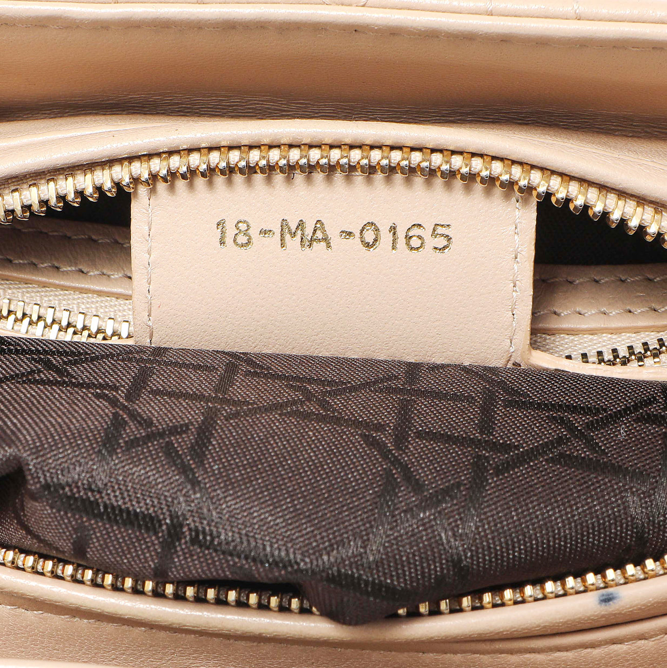 Exclusive Christian Dior Nude Lambskin Cannage Medium Lady Dior — Alternate View 10
