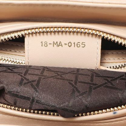 Exclusive Christian Dior Nude Lambskin Cannage Medium Lady Dior — Alternate View 10