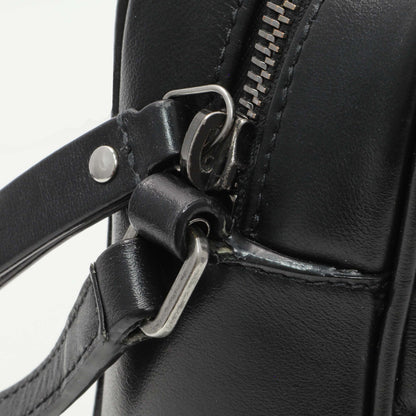 Exclusive Saint Laurent Black Calfskin Matelasse Monogram Lou Camera Bag — Alternate View 11