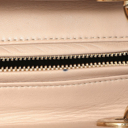 Exclusive Christian Dior Nude Lambskin Cannage Medium Lady Dior — Alternate View 14