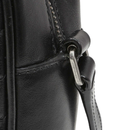 Exclusive Saint Laurent Black Calfskin Matelasse Monogram Lou Camera Bag — Alternate View 12