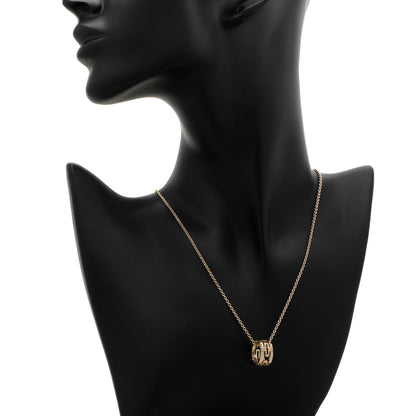 Exclusive Bulgari 18K Yellow Gold Parentesi Pendant Necklace — Top View