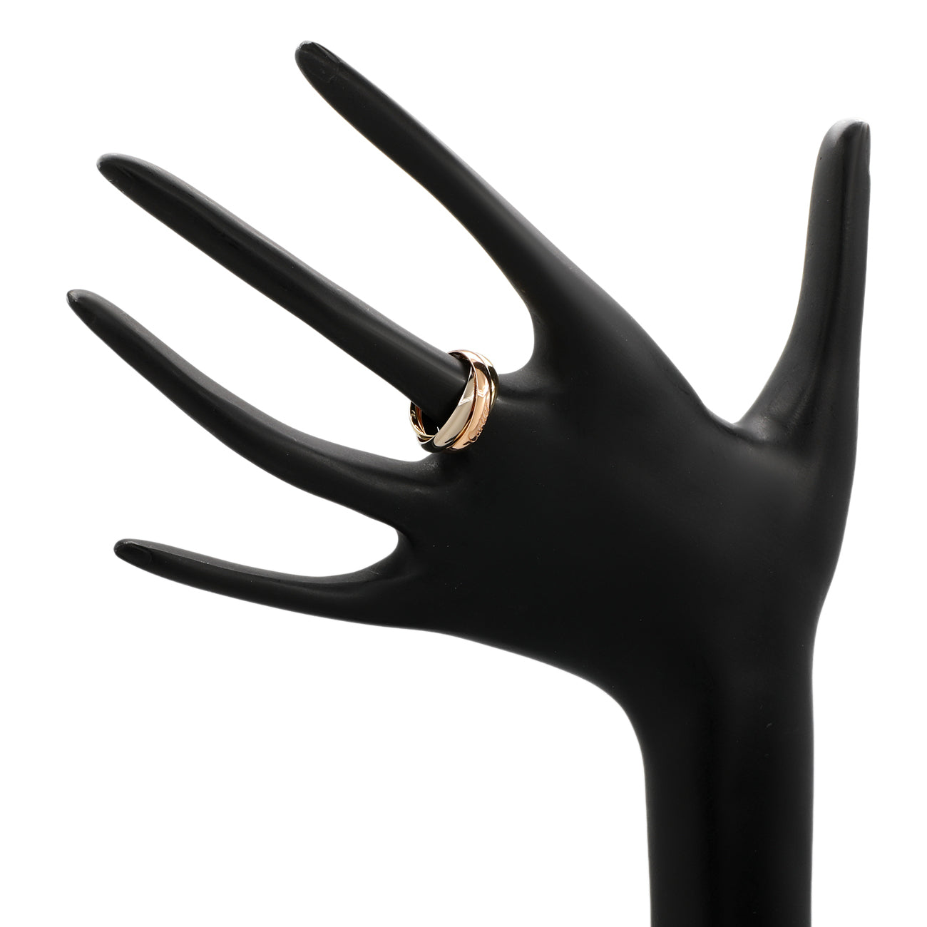 Exclusive Cartier 18K Classic Trinity Ring — Back View