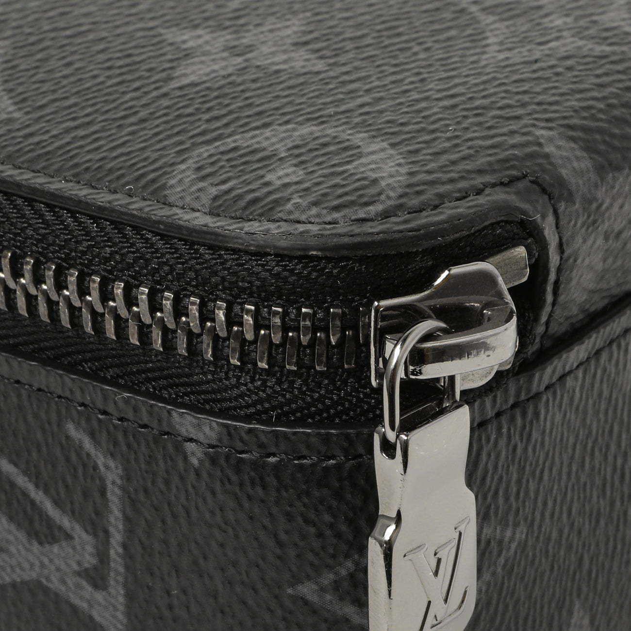 Exclusive Louis Vuitton Monogram Eclipse Alpha Wearable Wallet — Top View