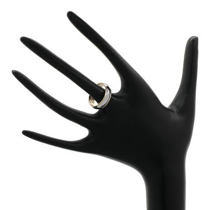 Exclusive Tiffany & Co. Platinum 18K Yellow Gold 6mm Lucida Wedding Band Ring — Back View