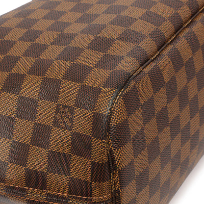 Exclusive Louis Vuitton Damier Ebene Neverfull MM — Top View
