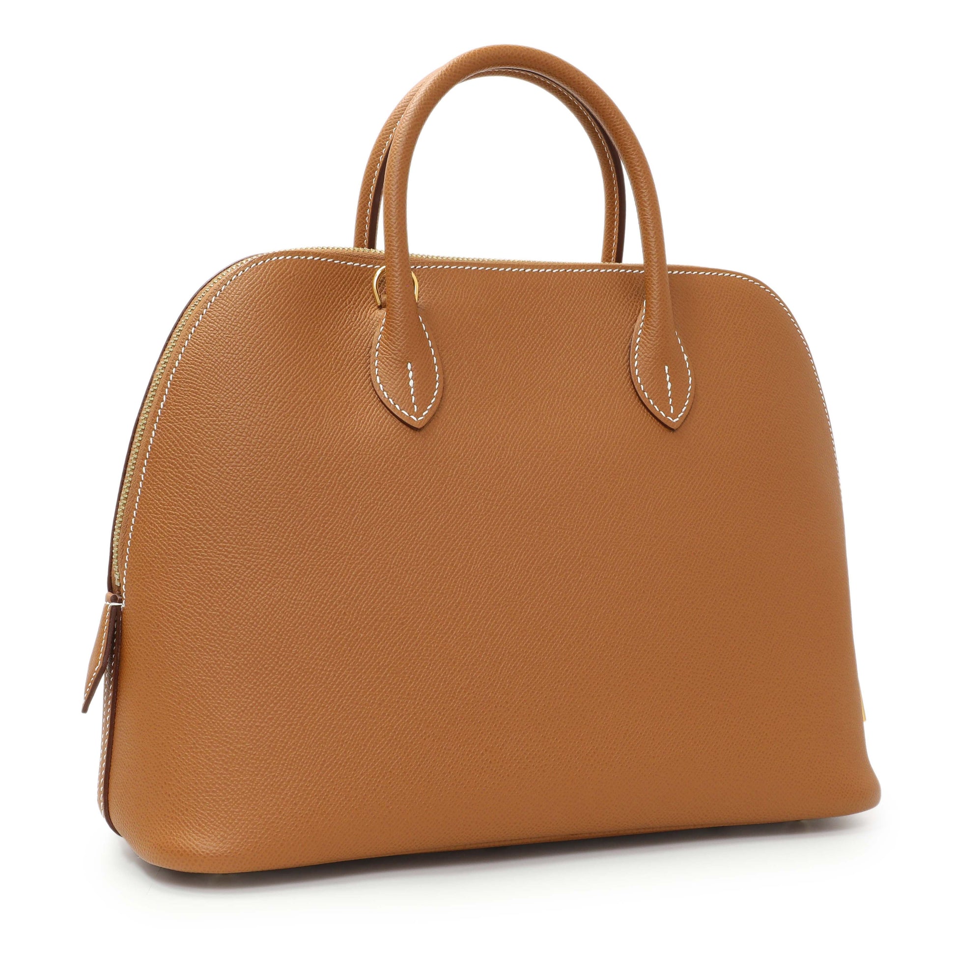 Exclusive Hermes Gold Epsom 1923 Bolide 30 — Side View
