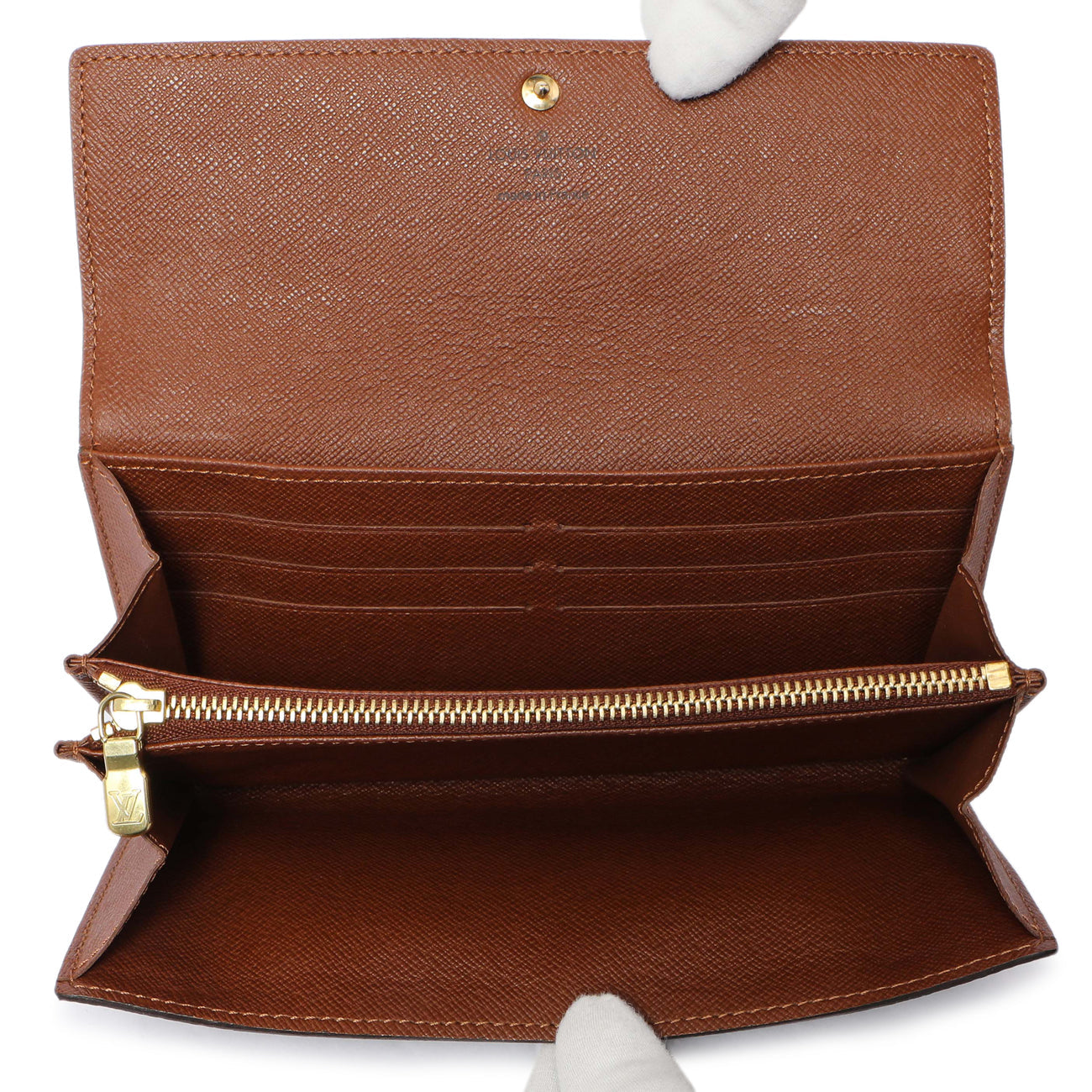 Exclusive Louis Vuitton Monogram Sarah Wallet — Top View