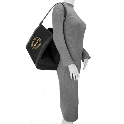 Exclusive Saint Laurent Black Rive Gauche Tote — Alternate View 7