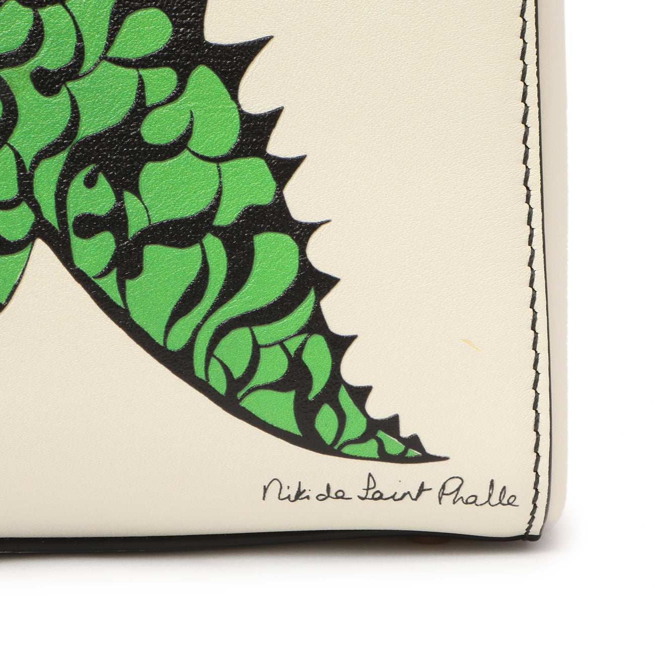 Exclusive Christian Dior White Calfskin Niki De Saint Phalle Mini Supple Lady Dior — Alternate View 7