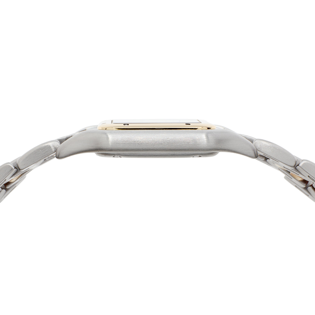 Exclusive Cartier Stainless Steel 18K Yellow Gold Panthere 166921 — Back View