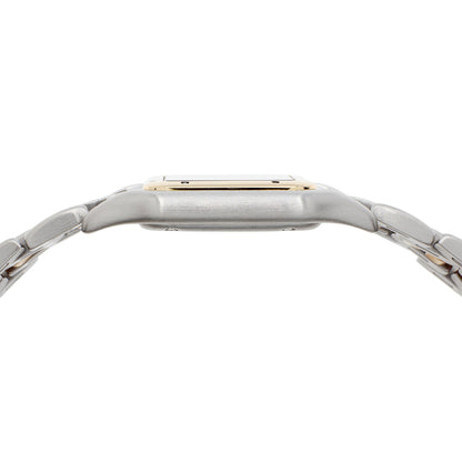 Exclusive Cartier Stainless Steel 18K Yellow Gold Panthere 166921 — Back View