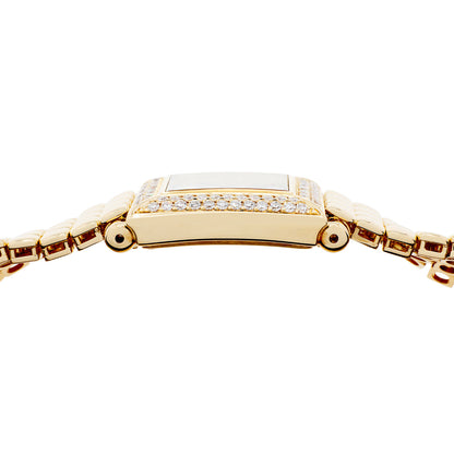 Exclusive Cartier 18K Yellow Gold Diamond Trocadéro 6604 — Back View