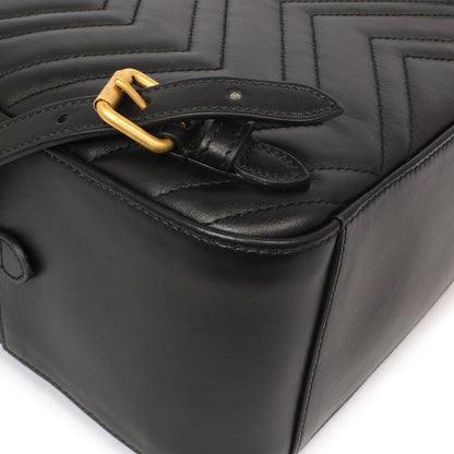 Exclusive Gucci Black Calfskin Matelasse GG Marmont Backpack — Alternate View 9