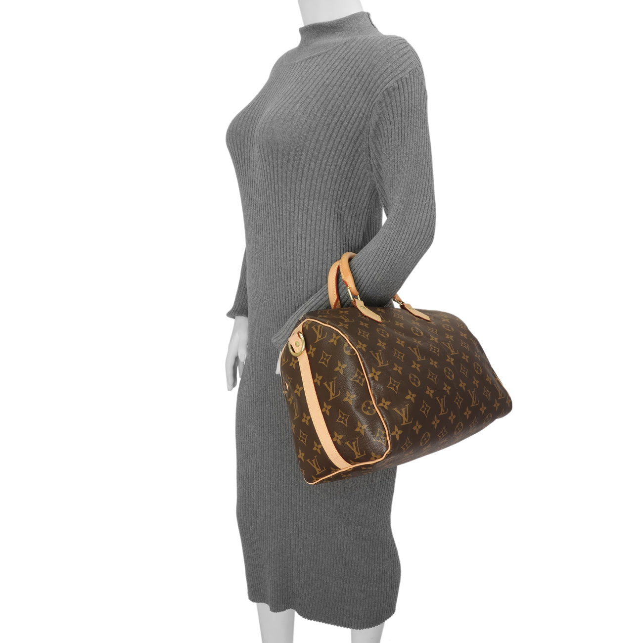 Exclusive Louis Vuitton Monogram Speedy 30 Bandouliere — Alternate View 12