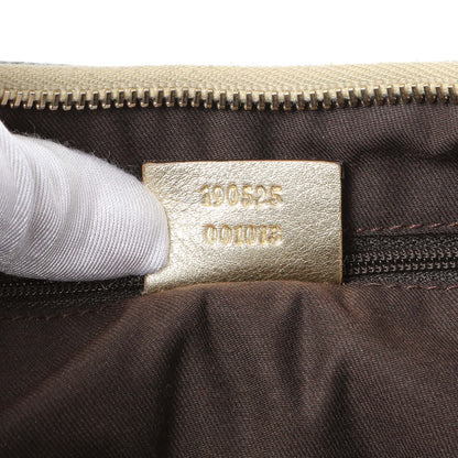 Exclusive Gucci Monogram Canvas Abbey D Ring Bag Small — Lifestyle View
