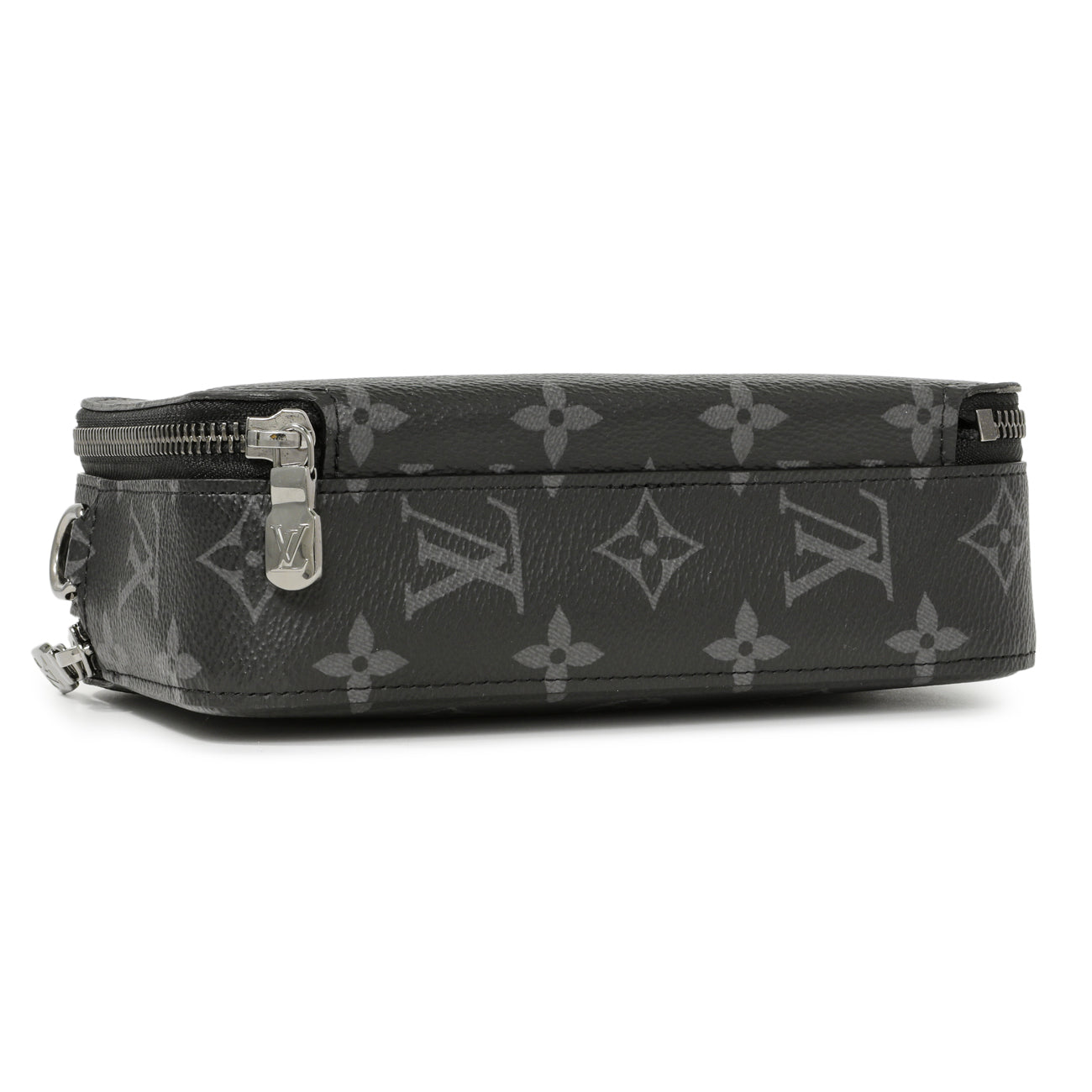 Exclusive Louis Vuitton Monogram Eclipse Alpha Wearable Wallet — Back View