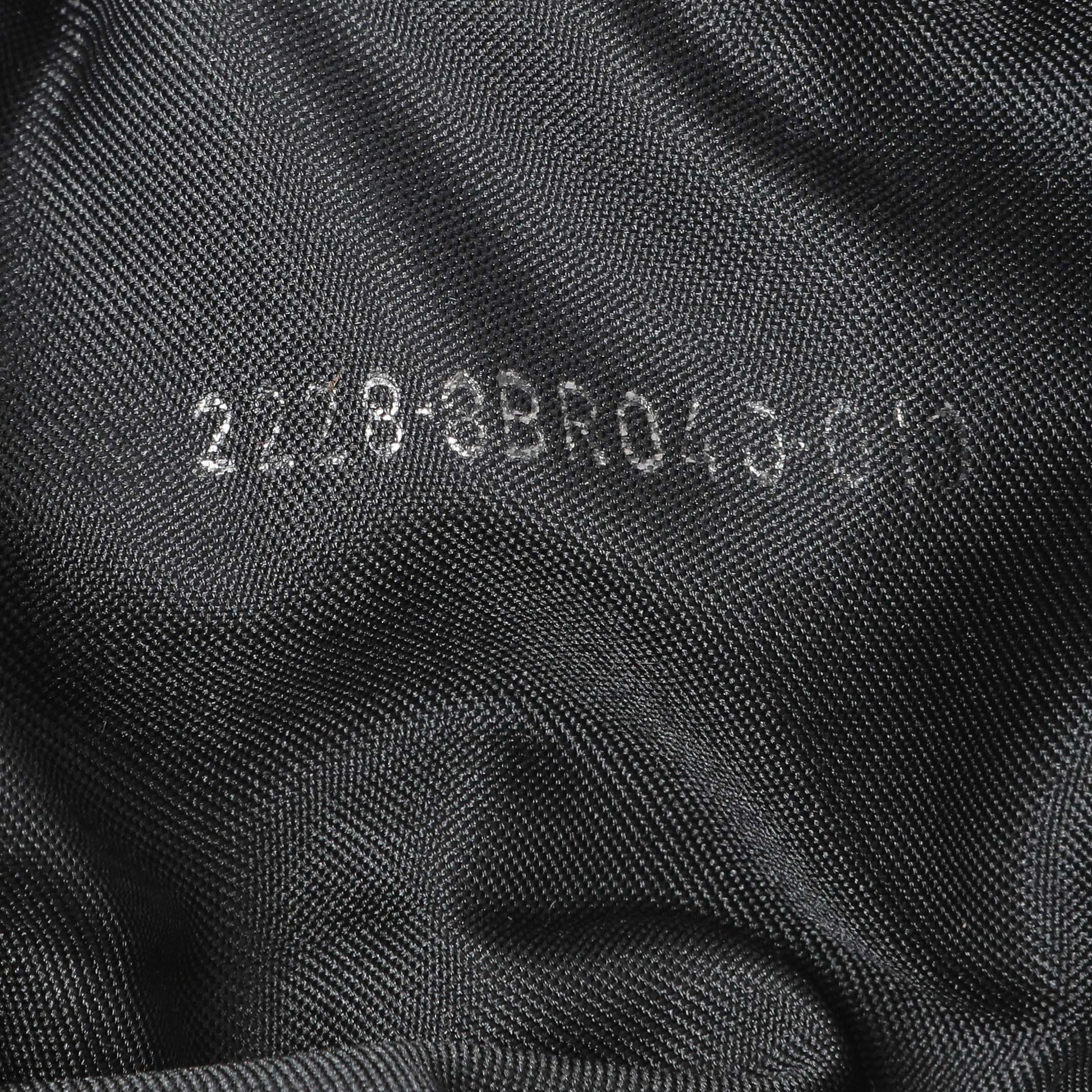 Exclusive Fendi Black Zucchino Canvas Bagette Shoulder — Lifestyle View