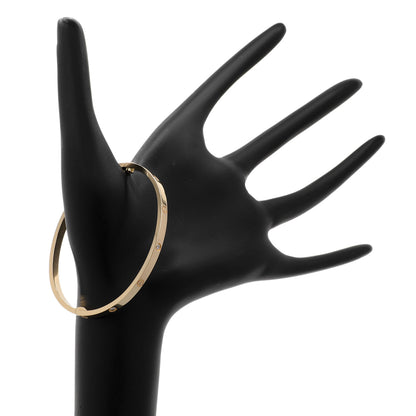 Exclusive Cartier 18K Yellow Gold 6 Diamond Small Love Bracelet — Back View