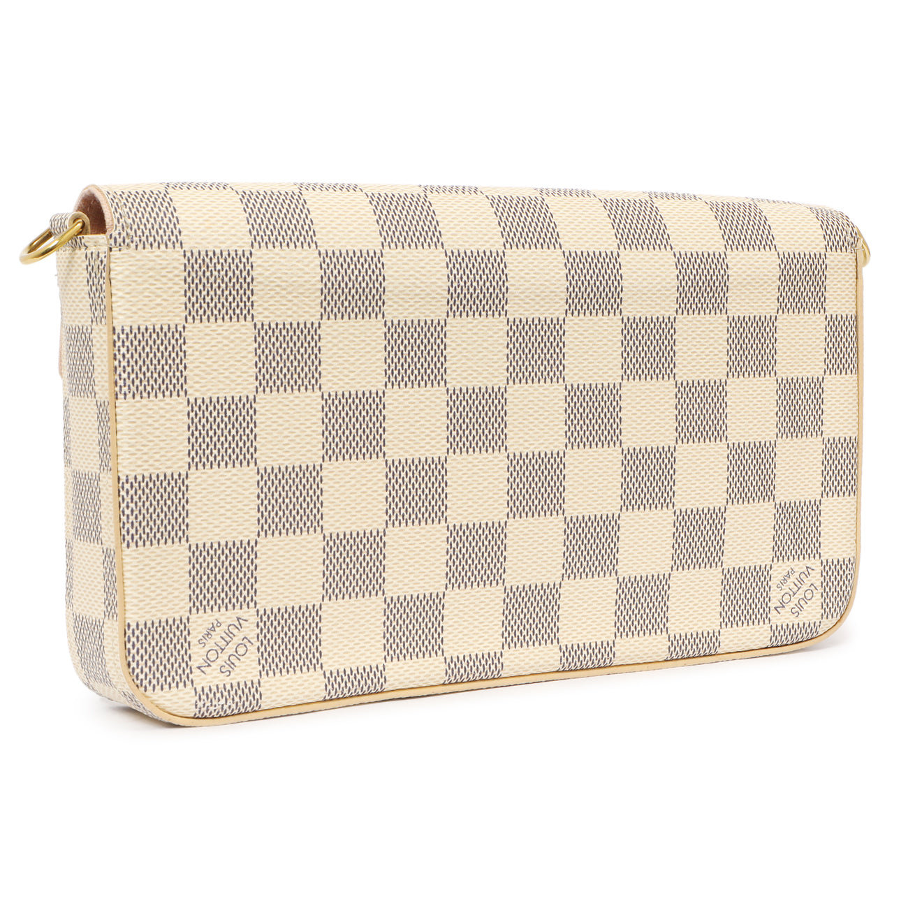 Exclusive Louis Vuitton Damier Azur Pochette Felicie — Back View