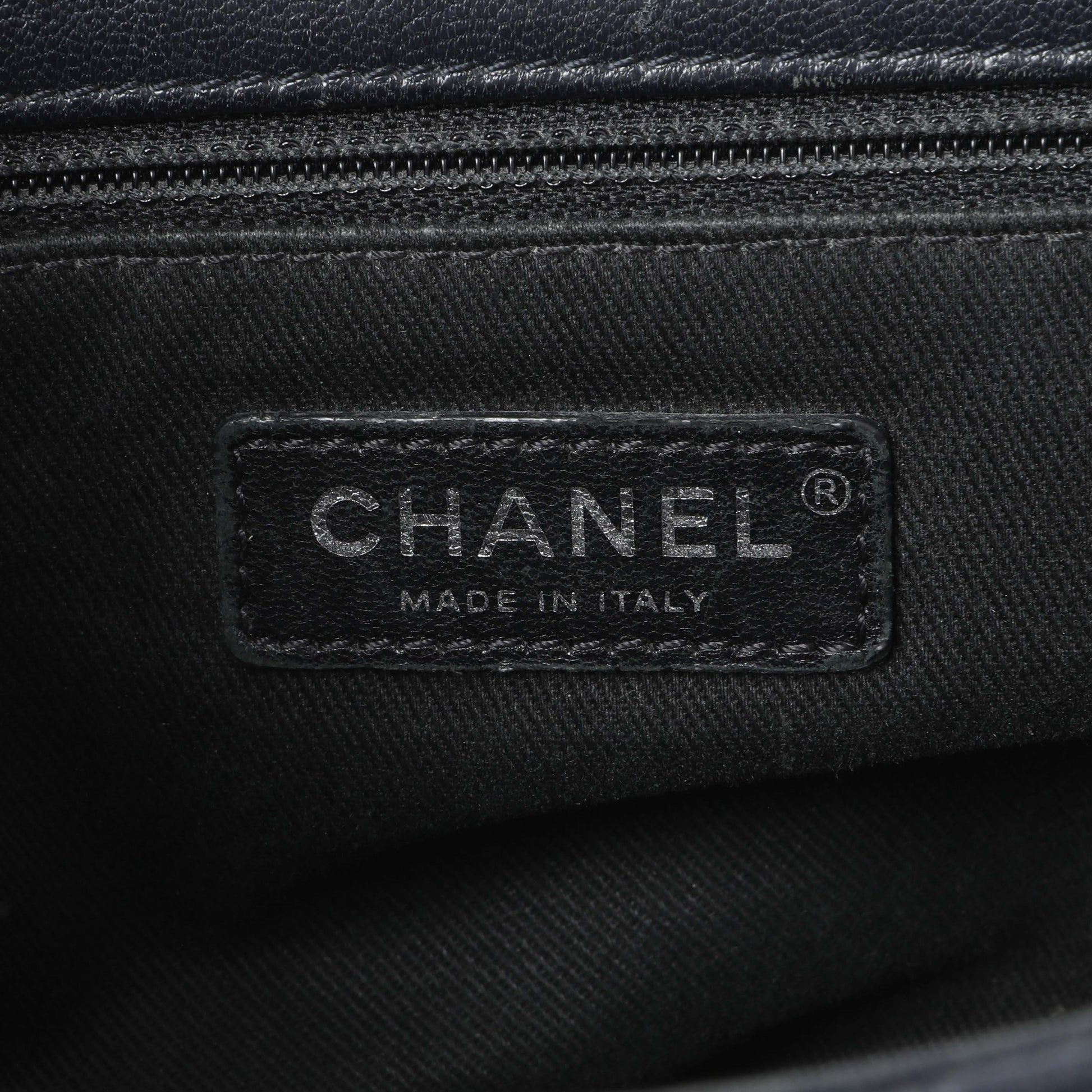 Exclusive Chanel Black Calfskin Mumbai Flap Bag — Alternate View 9