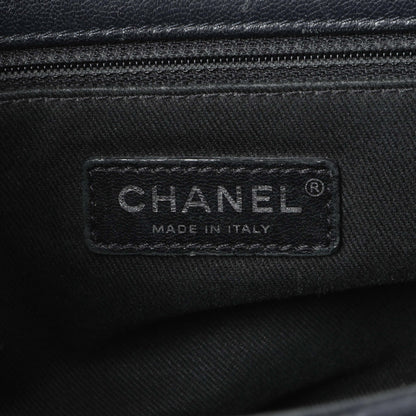 Exclusive Chanel Black Calfskin Mumbai Flap Bag — Alternate View 9