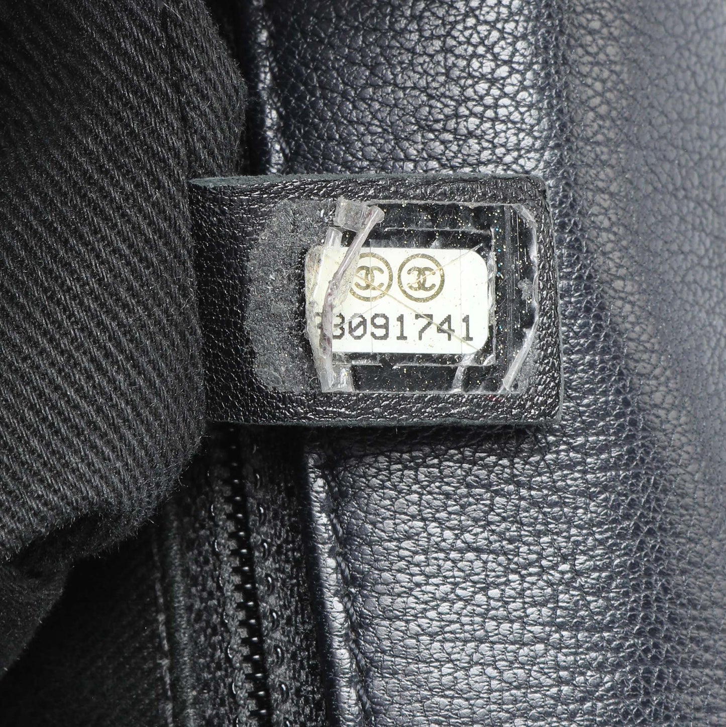 Exclusive Chanel Black Calfskin Mumbai Flap Bag — Alternate View 10
