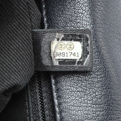 Exclusive Chanel Black Calfskin Mumbai Flap Bag — Alternate View 10