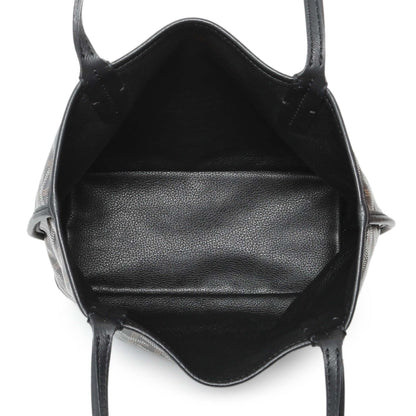 Exclusive Goyard Black Goyardine Reversible Mini Anjou — Top View
