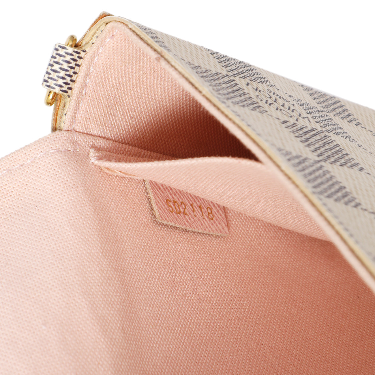 Exclusive Louis Vuitton Damier Azur Pochette Felicie — Lifestyle View