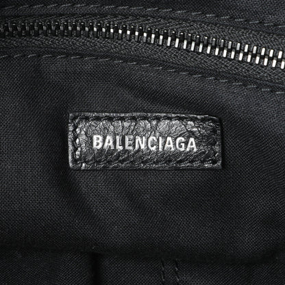 Exclusive Balenciaga Black Agneau Classic Hardware Small City — Detail View