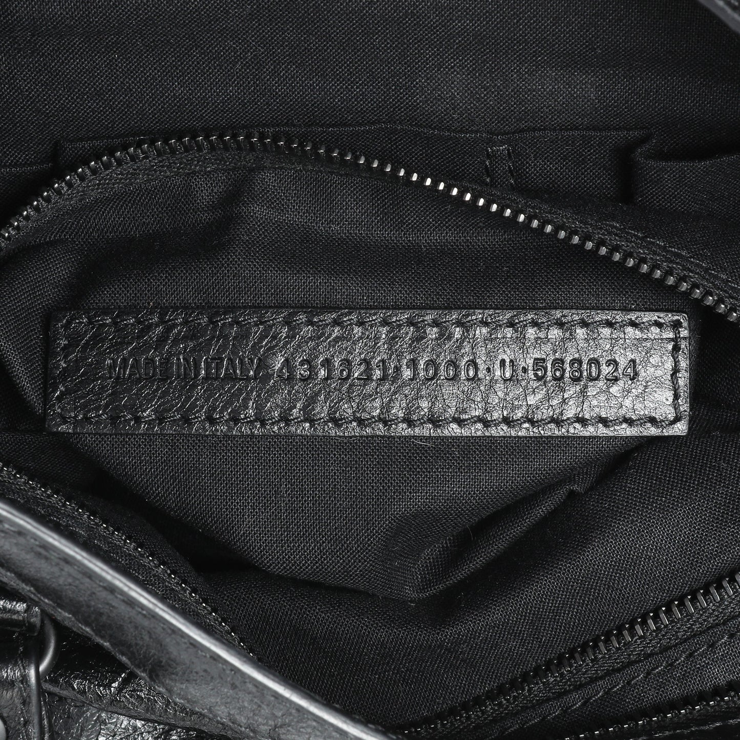 Exclusive Balenciaga Black Agneau Classic Hardware Small City — Lifestyle View