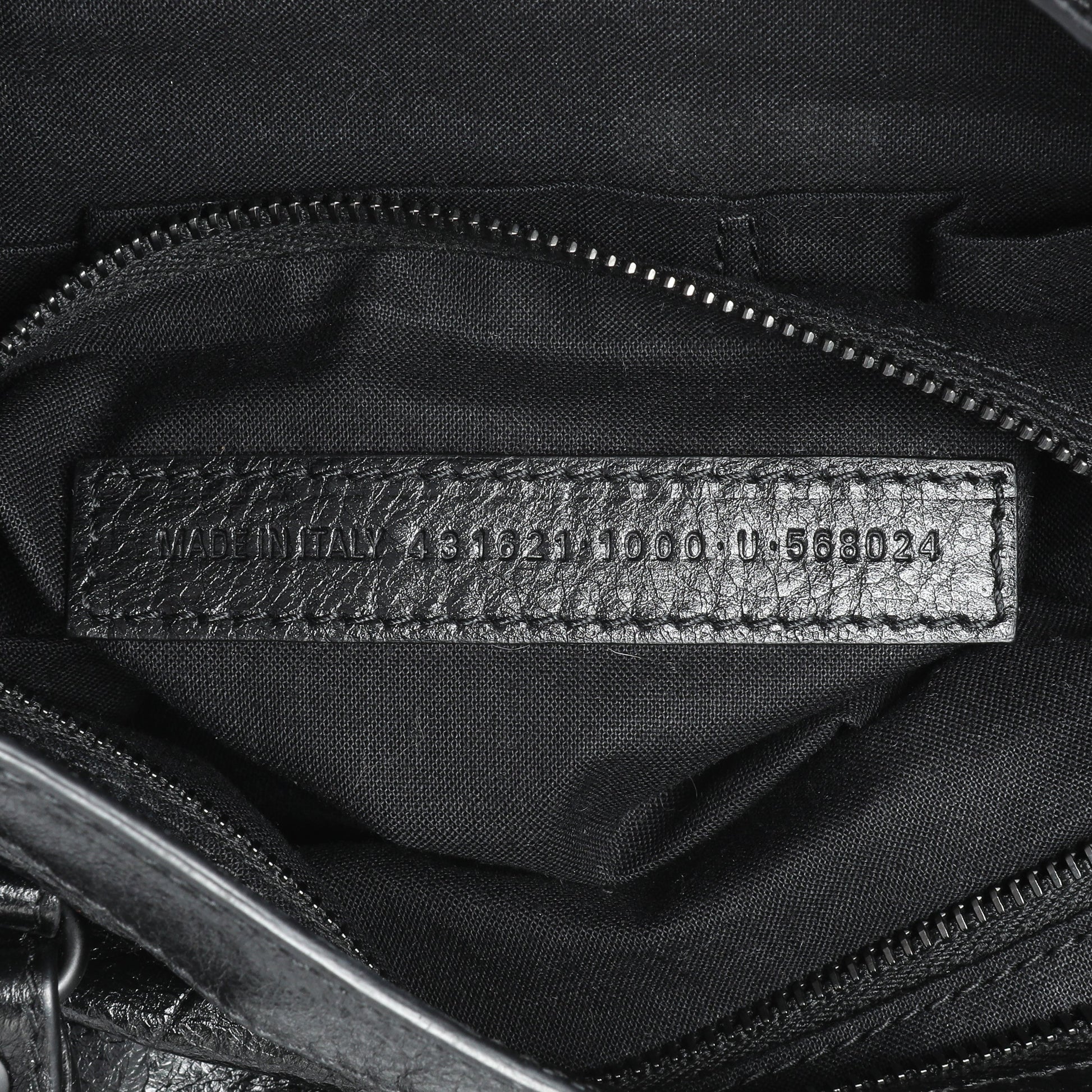 Exclusive Balenciaga Black Agneau Classic Hardware Small City — Lifestyle View