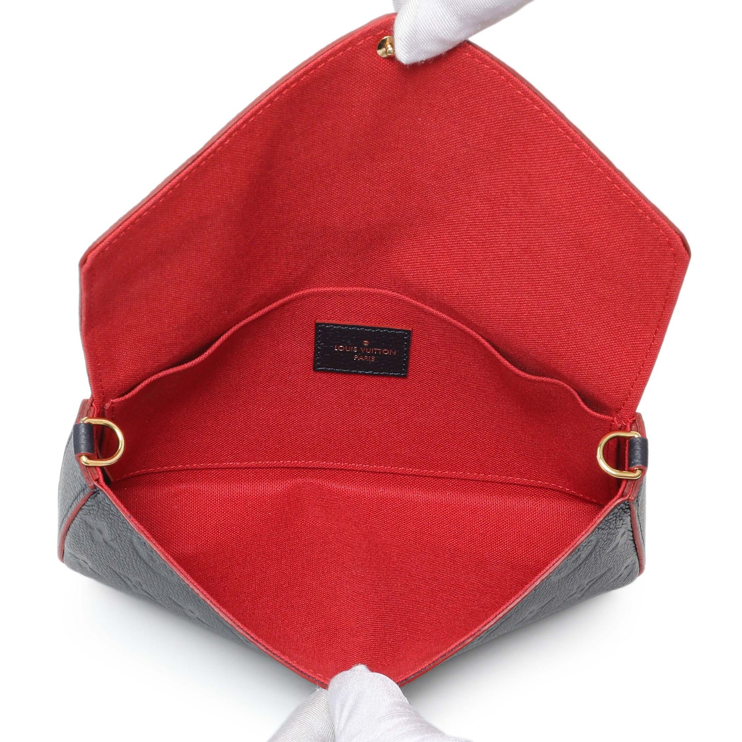 Exclusive Louis Vuitton Marine Rouge Empreinte Felicie Pochette — Alternate View 13