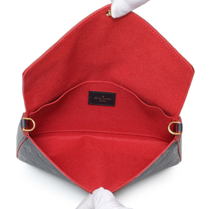 Exclusive Louis Vuitton Marine Rouge Empreinte Felicie Pochette — Alternate View 13