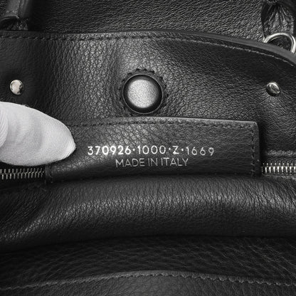 Exclusive Balenciaga Black Calfskin Mini Papier A4 Tote — Lifestyle View