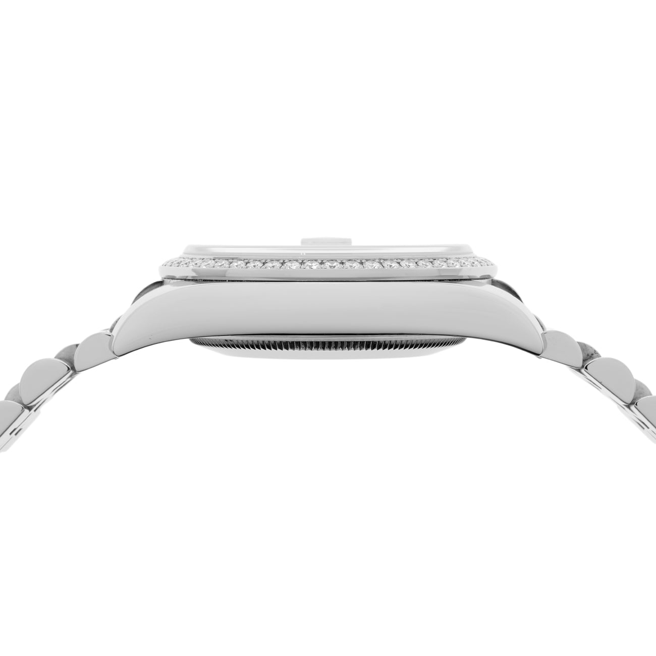 Exclusive Rolex Stainless Steel Diamond Datejust 36 116244 — Back View